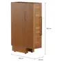 ARMÁRIO DE COZINHA INFERIOR 20 CM 1 PORTA GOURMET - NOZES/ZINCO - Foto 2