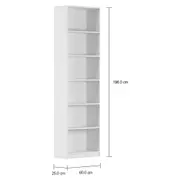 ESTANTE 60 CM X 1,96 M STRAITY - BRANCO - Foto 5