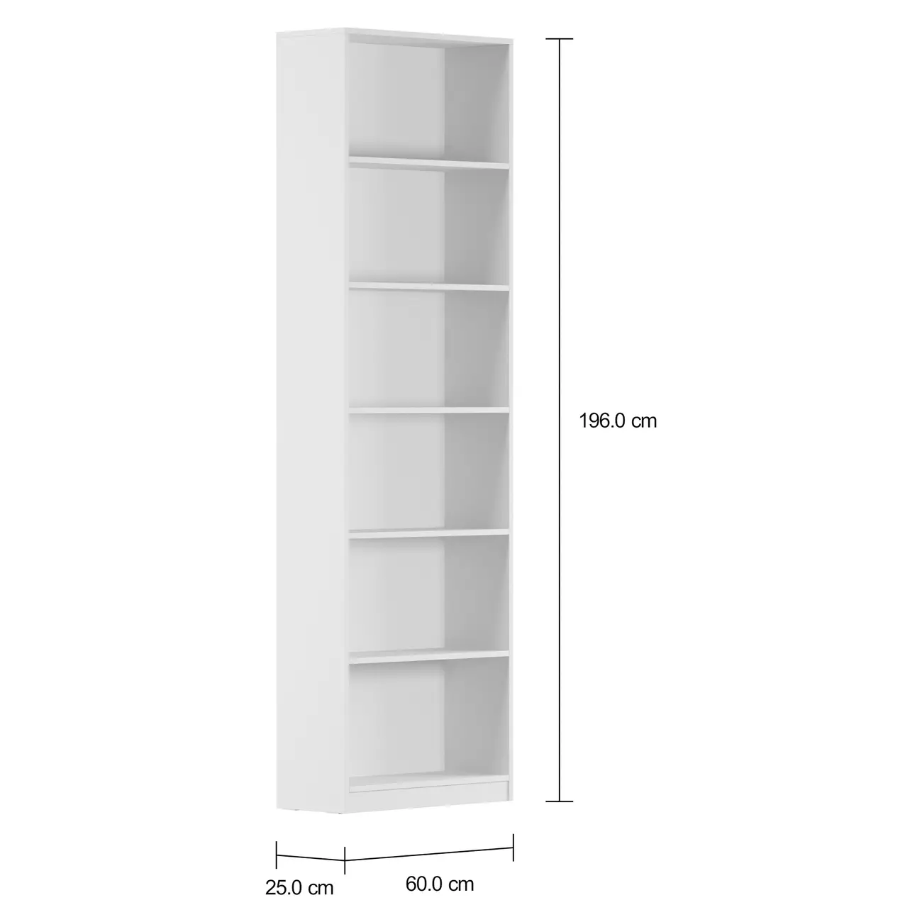 ESTANTE 60 CM X 1,96 M STRAITY - BRANCO - Foto 5