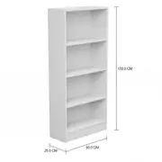 ESTANTE 60 CM X 1,33 M STRAITY - BRANCO - Foto 2