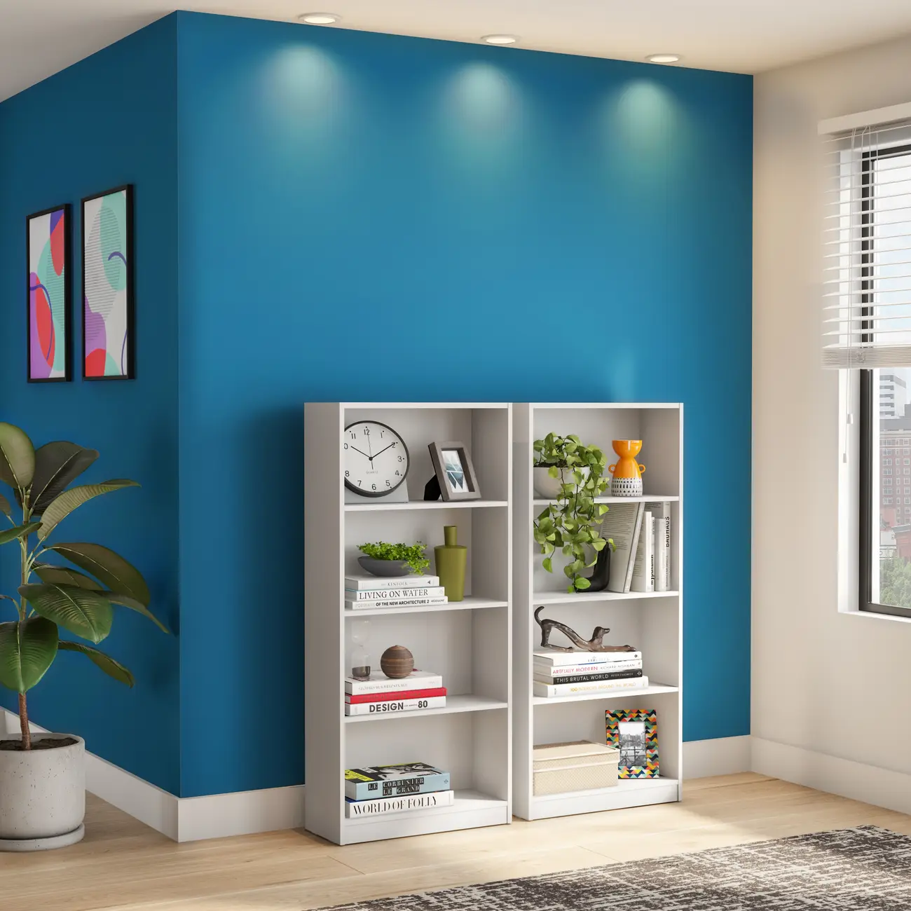 ESTANTE 60 CM X 1,33 M STRAITY - BRANCO - Foto 3