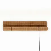 PERSIANA ROLL COM BANDÔ 1 M X 2,20 M SOMBRAMBU - ENCERADO CASTANHO/MARROM - Foto 4