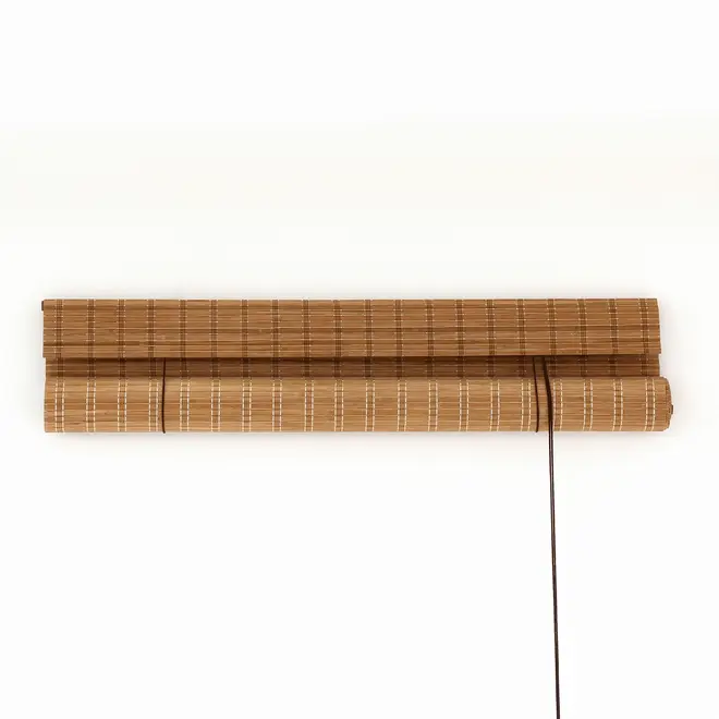 PERSIANA ROLL COM BANDÔ 1 M X 2,20 M SOMBRAMBU - ENCERADO CASTANHO/MARROM - Foto 4