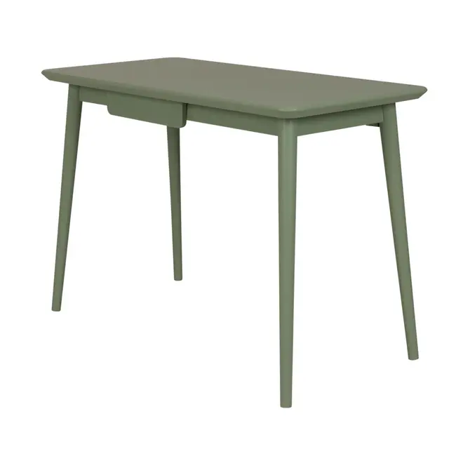 MESA DE ESCRITÓRIO 1 GAVETA 1,10 M X 55 CM SKAND - SÁLVIA - Foto 4