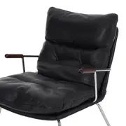 POLTRONA GOOGIE - CROMADO/PRETO - Foto 4