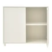 ARMÁRIO PARA ESCRITÓRIO BAIXO 2 PORTAS INDEX - BRANCO/BRANCO - Foto 3
