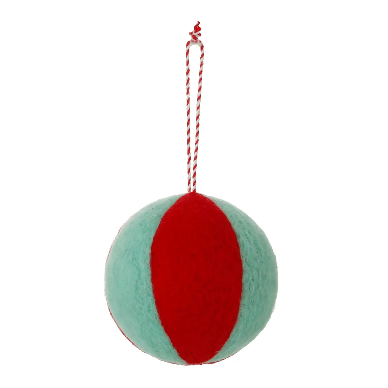 KIT COM 2 PINGENTES BOLAS COLORFUN XMAS - VERMELHO/SORBET DE MENTA - Foto 2