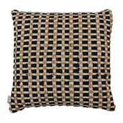 ALMOFADA 45 CM X 45 CM MARAN - PRETO/JUTA - Foto 1