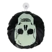 TOUCA PARA BANHO COM VENTOSA CAVEIRA - PRETO/BRANCO - Foto 4