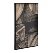 QUADRO 55 CM X 80 CM TAFFU - PRETO/NATURAL - Foto 2