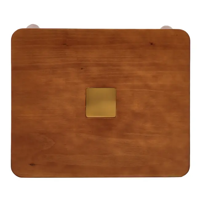MESA INFANTIL 60 CM X 50 CM SAUÍ - NOZES/ARGILA CRUA - Foto 7