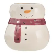 ADORNO BONECO DE NEVE NOEL 14 CM HOHO HOME - VERMELHO HINDU/BRANCO - Foto 4