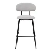 BANCO ALTO DISCUS - PRETO/CINZA - Foto 2