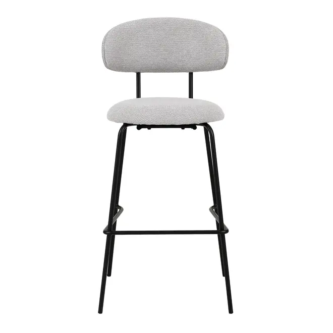 BANCO ALTO DISCUS - PRETO/CINZA - Foto 2