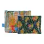NECESSAIRE CONJUNTO COM 2 PEÇAS SAUDADE TROPICAL - AZUL/MULTICOR - Foto 1
