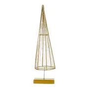 ADORNO ÁRVORE LED 50 CM FINE FESTIVITY - OURO/DOURO - Foto 2