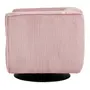 POLTRONA GIRATÓRIA RUBIK - QUARTZO ROSA/PRETO - Foto 3