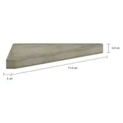 LAJOTA TRIANGULAR PARA BASE DE OMBRELONE 16 KG ÂNCORA - KONKRET - Foto 2