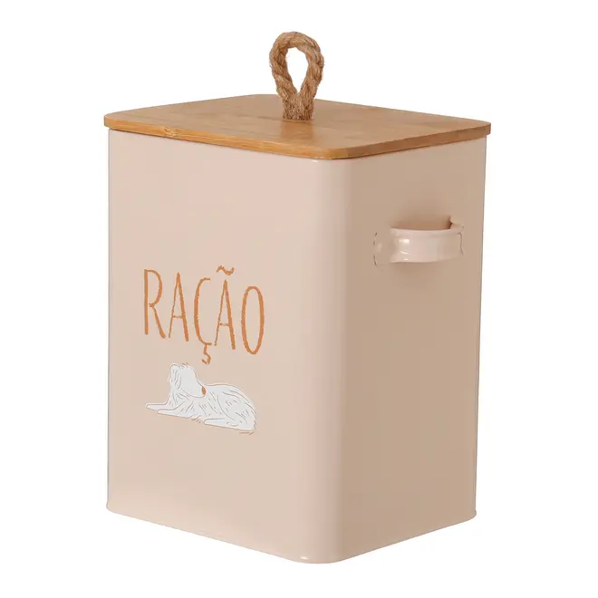 POTE PARA RAÇÃO PAWS EAT - OFF WHITE/BAMBU - Foto 7
