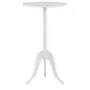 MESA LATERAL REDONDA 30 CM TRIKY - BRANCO - Foto 1