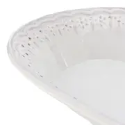 TIGELA OVAL 33 CM X 20 CM TRÉSOR - BRANCO - Foto 6
