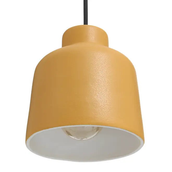 LUMINÁRIA DE TETO KERAMIK - AMARELO HANBAR - Foto 6