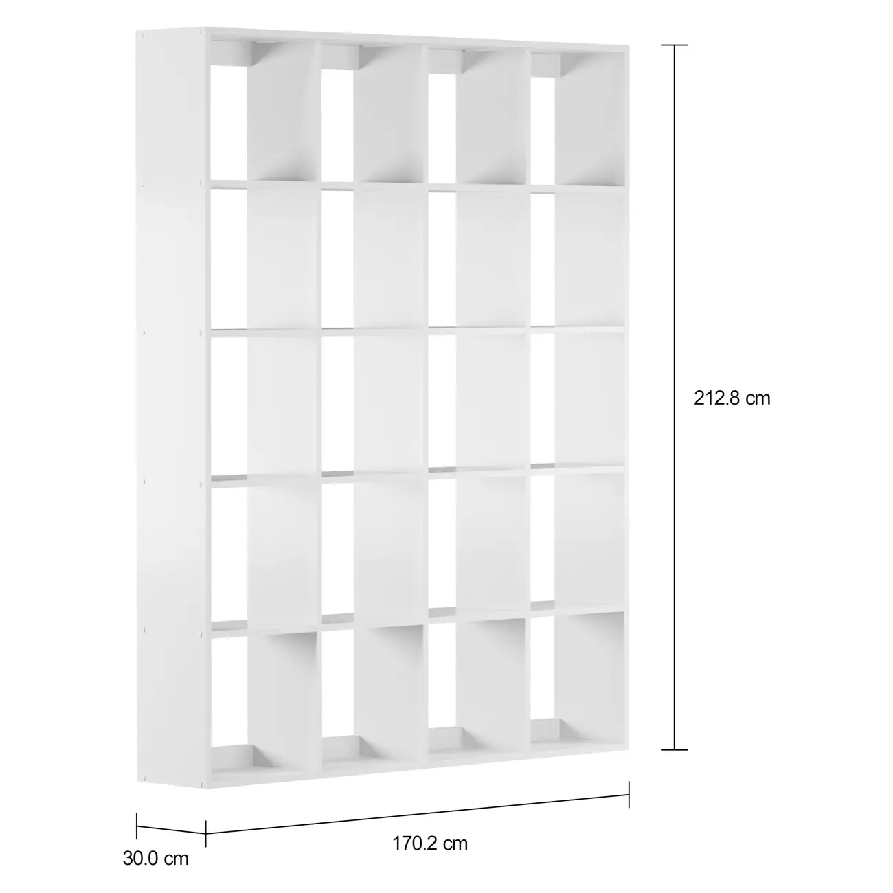 ESTANTE 1,70 M X 2,12 M CÉLULA - BRANCO - Foto 5