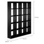 ESTANTE 1,70 M X 2,12 M CÉLULA - PRETO - Foto 5