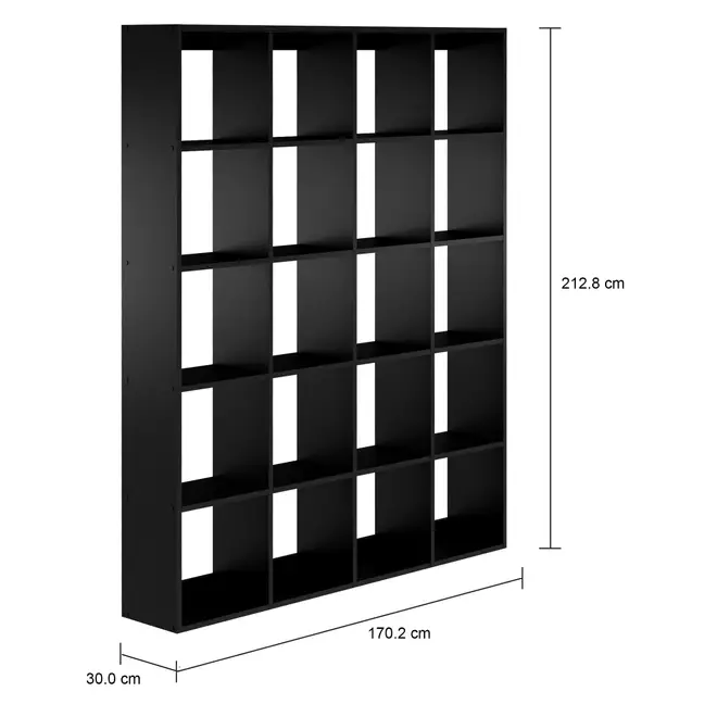 ESTANTE 1,70 M X 2,12 M CÉLULA - PRETO - Foto 5
