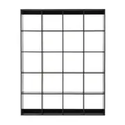ESTANTE 1,70 M X 2,12 M CÉLULA - PRETO - Foto 1