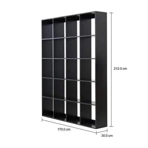 Imagem com medidas do produto ESTANTE 1,70 M X 2,12 M CÉLULA