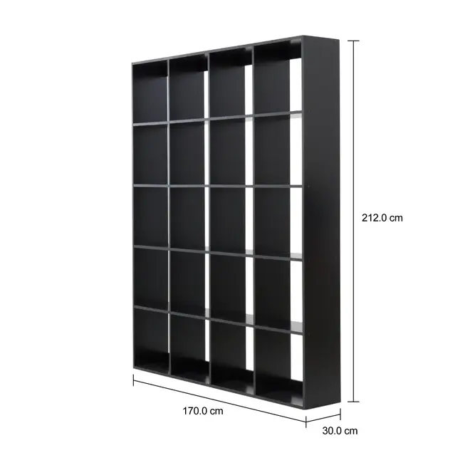 ESTANTE 1,70 M X 2,12 M CÉLULA - PRETO - Foto 4