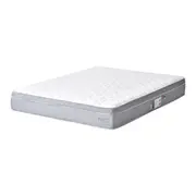 COLCHÃO QUEEN COM MOLAS 1,58 M X 1,98 M X 24 CM NEST - CINZA/BRANCO - Foto 1