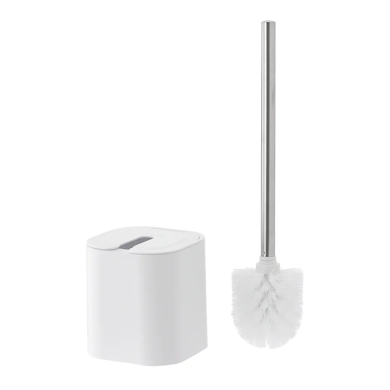 ESCOVA PARA BANHEIRO ZICHY - BRANCO/INOX - Foto 3