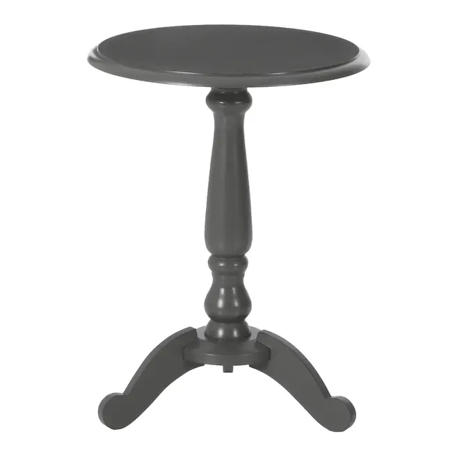 MESA LATERAL REDONDA 45 CM PILLIER - GRIS BRULÉ - Foto 1