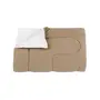 EDREDOM DUPLA-FACE SOLTEIRO 1,60 M X 2,40 M MISCELLAN - OFF WHITE/CAQUI - Foto 3