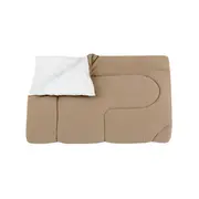 EDREDOM DUPLA-FACE SOLTEIRO 1,60 M X 2,40 M MISCELLAN - OFF WHITE/CAQUI - Foto 3