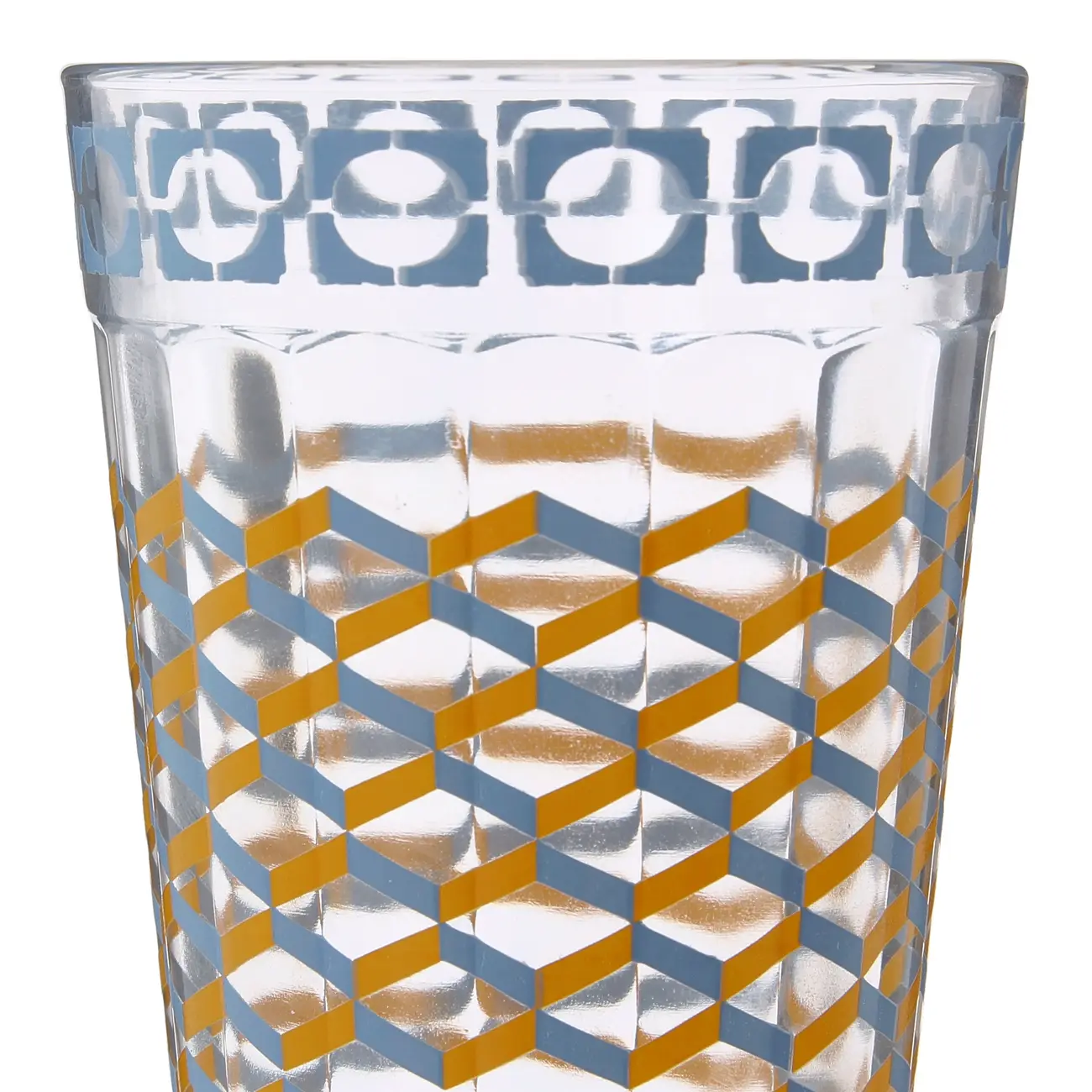 COPO REFRESCO 300 ML SAUDADE TROPICAL - AZUL HISTÓRICO/TERRACOTA - Foto 2