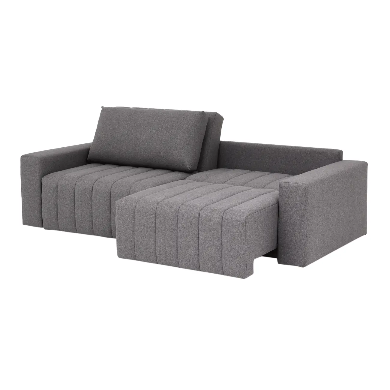 SOFÁ-CAMA RETRÁTIL E RECLINÁVEL 3 LUGARES SNOOZE - CINZA - Foto 3
