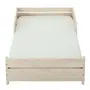 CAMA JÚNIOR 78 CM WOOD FENCE - BRANCO LAVADO - Foto 2