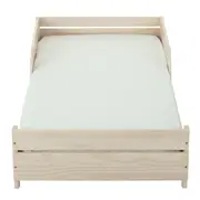 CAMA JÚNIOR 78 CM WOOD FENCE - BRANCO LAVADO - Foto 2
