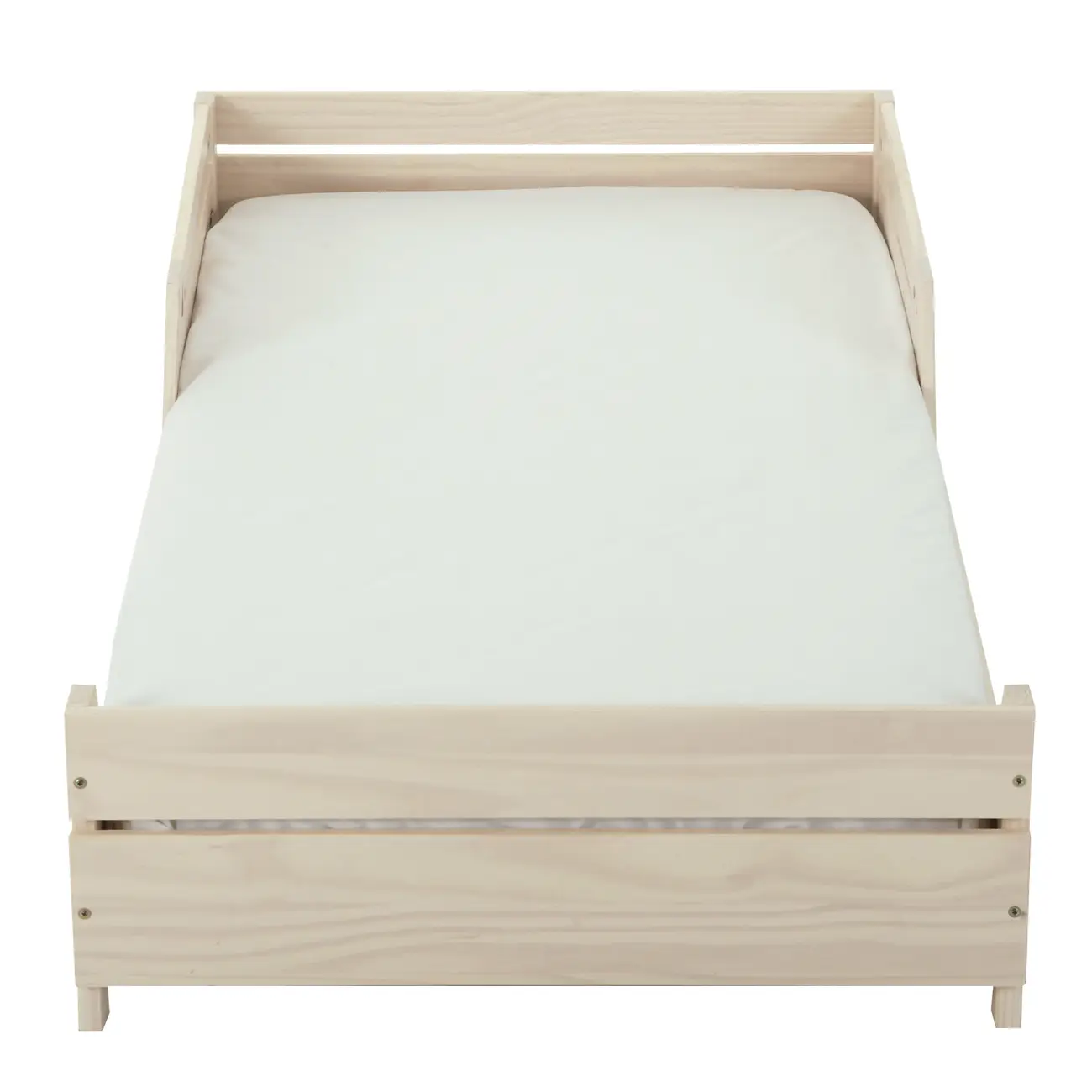 CAMA JÚNIOR 78 CM WOOD FENCE - BRANCO LAVADO - Foto 2