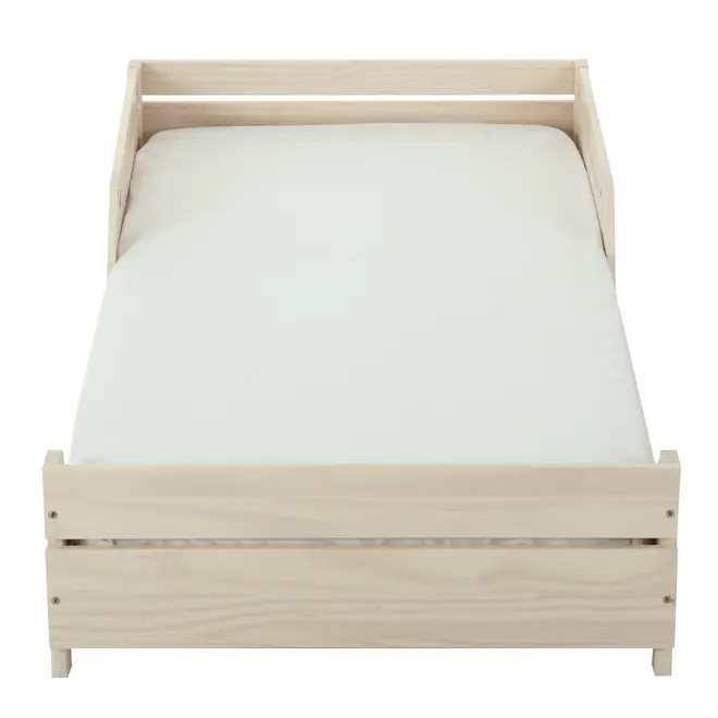 CAMA JÚNIOR 78 CM WOOD FENCE - BRANCO LAVADO - Foto 2
