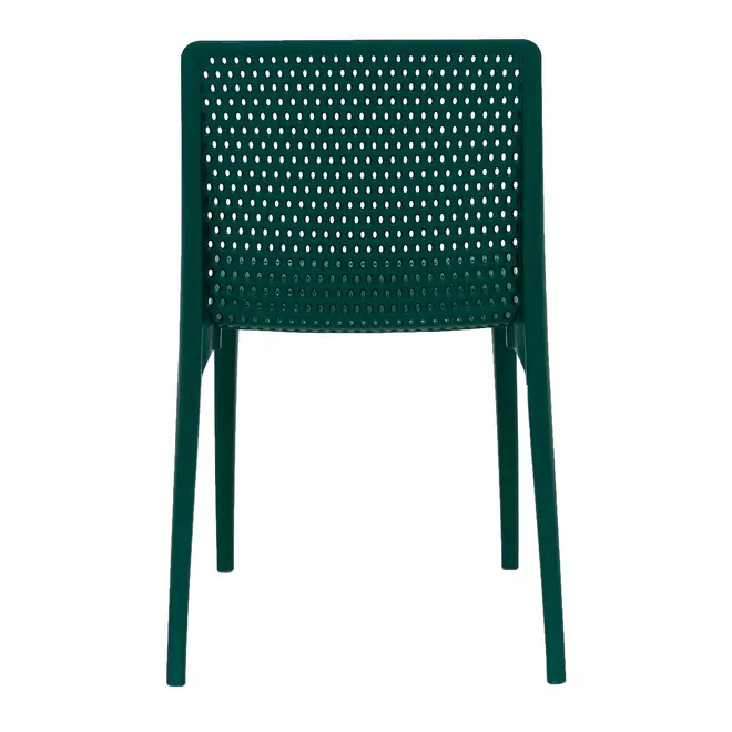 CADEIRA PARA ÁREA EXTERNA EMPILHÁVEL DOTS - MALAQUITA - Foto 5