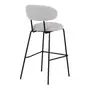 BANCO ALTO DISCUS - PRETO/CINZA - Foto 4