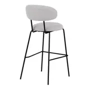 BANCO ALTO DISCUS - PRETO/CINZA - Foto 4