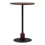 MESA LATERAL REDONDA 40 CM TARUGO - PRETO/NOZES - Foto 3