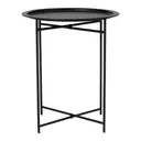 PRETO - MESA LATERAL REDONDA 41 CM PLATTER