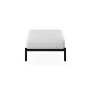 CAMA DE SOLTEIRO 88 CM FLAT - PRETO - Foto 2