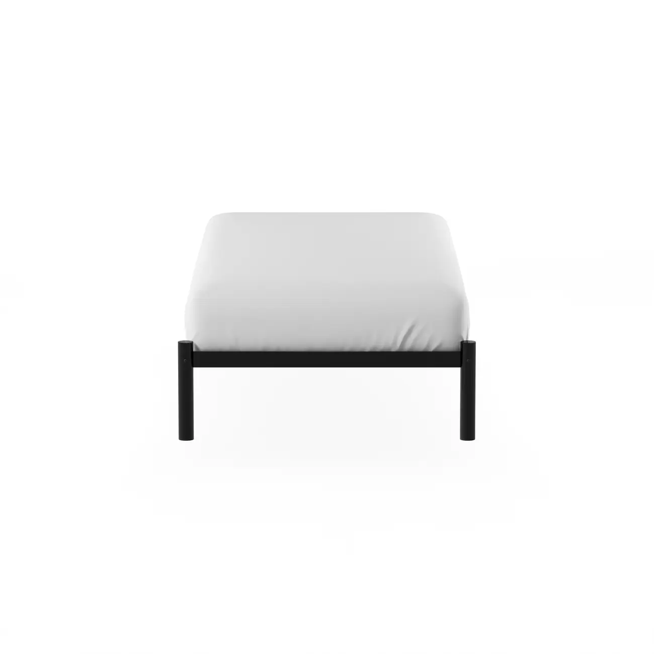 CAMA DE SOLTEIRO 88 CM FLAT - PRETO - Foto 2